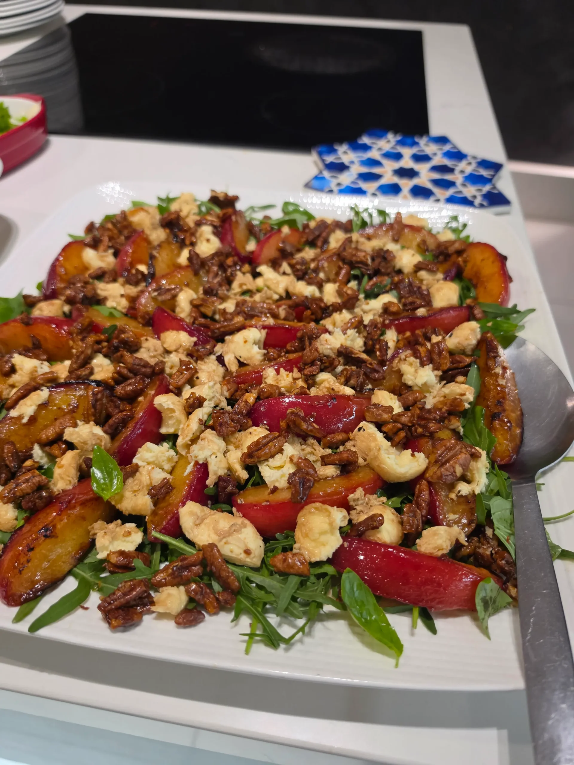 Fresh dish prepared during a Cookery cooking class