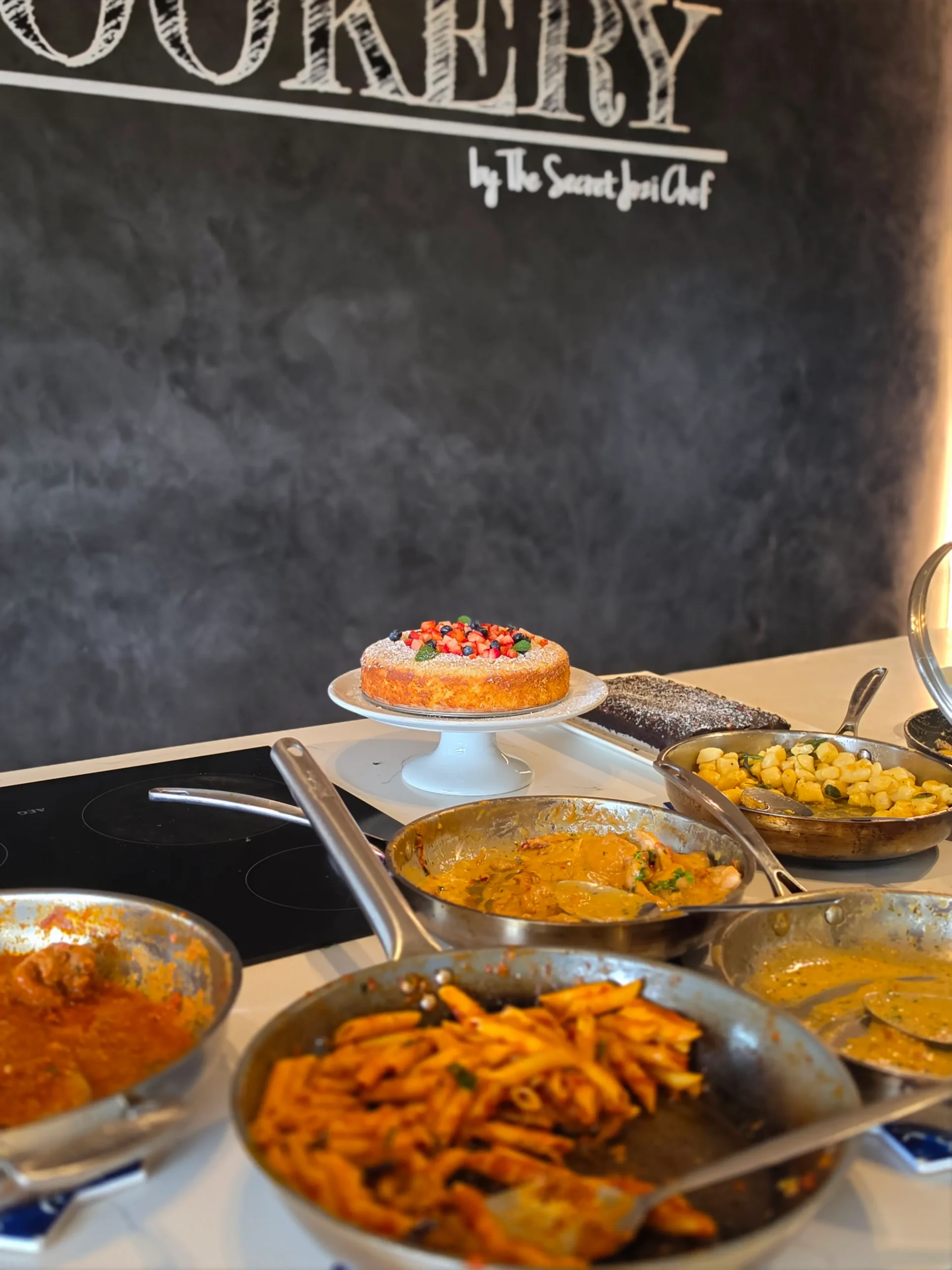 Selection of dishes prepared at The Cookery